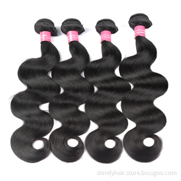 Human Hair Supplier Peruvian Hair Natural Color Body Wave Hair Bundles